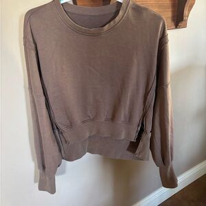 Brown Crewneck Sweatshirt